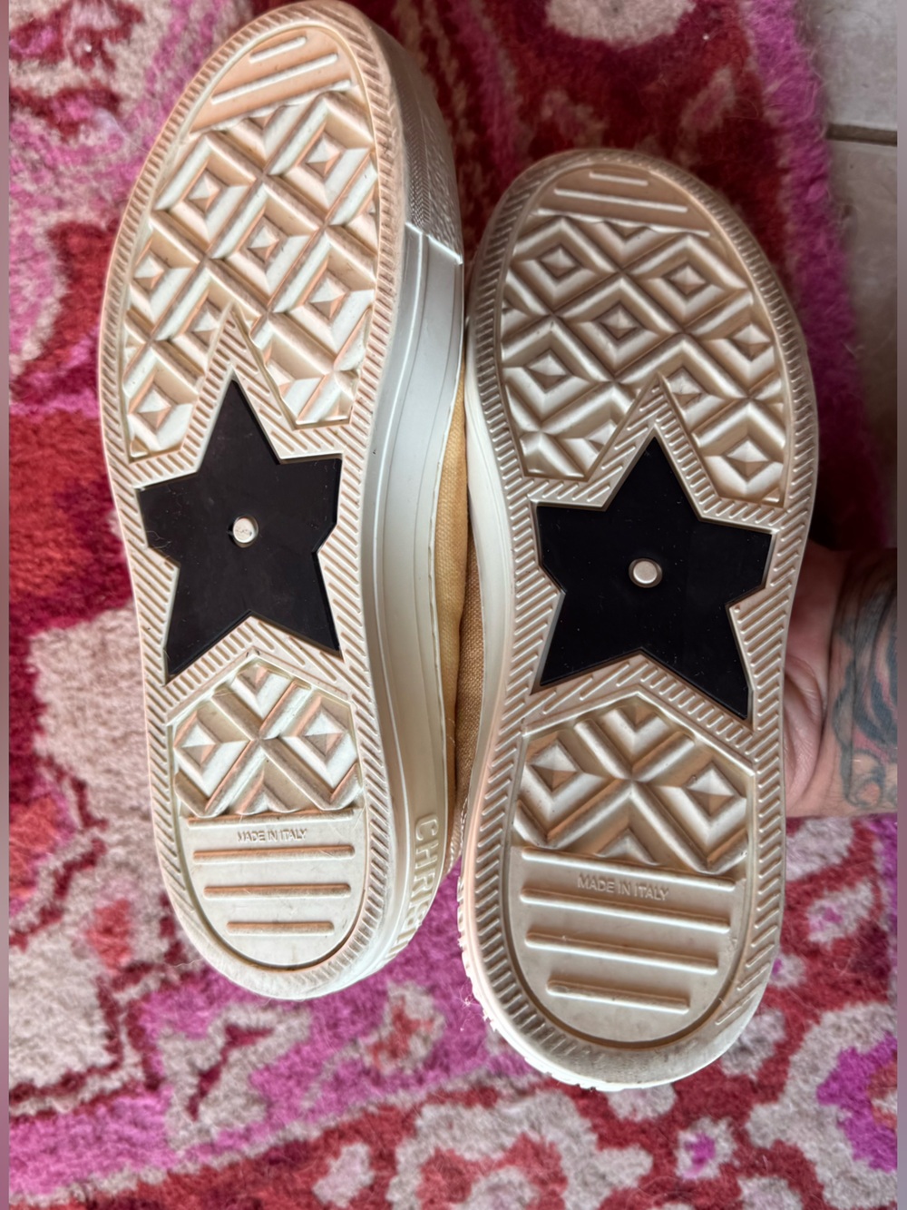 Christian Dior Walk'N'Dior low-top Tan Canvas sneakers - Picture 3 of 8